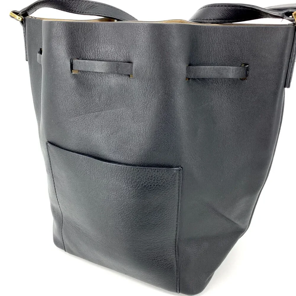 Michael Kors Collection Miranda Medium Bucket Bag Black